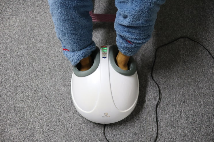 오레스트 발마사지기 덕분에 집에서 힐링해요