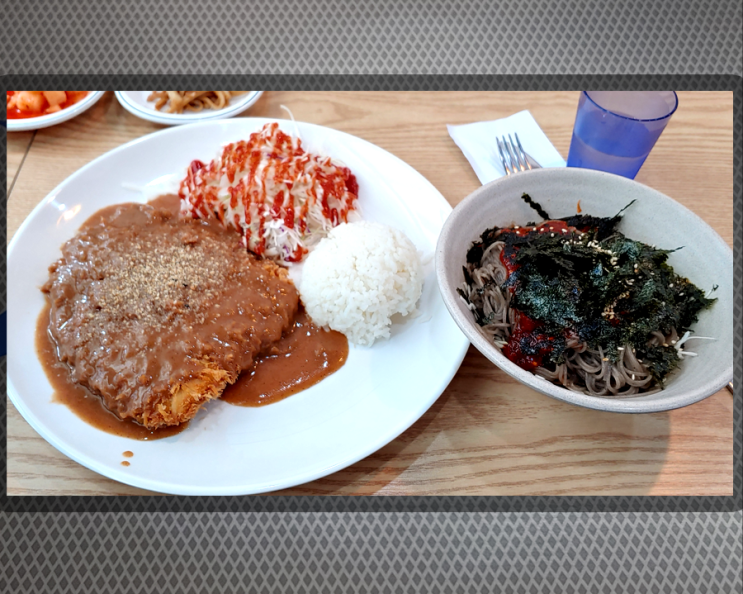  수내역 점심 돈까스 소바 비빔소바가 정말 맛있는집