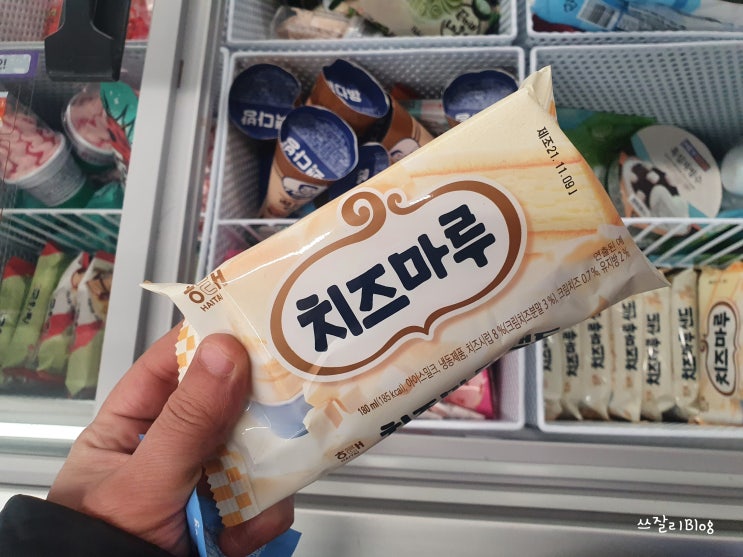 해태아이스크림 신제품 치즈마루 맛보았다