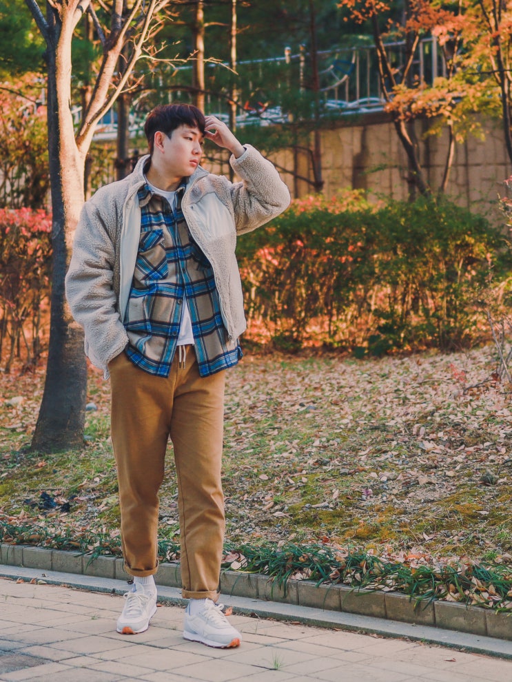  캐주얼 겨울 코디, 나이키 데이브레이크 써밋화이트