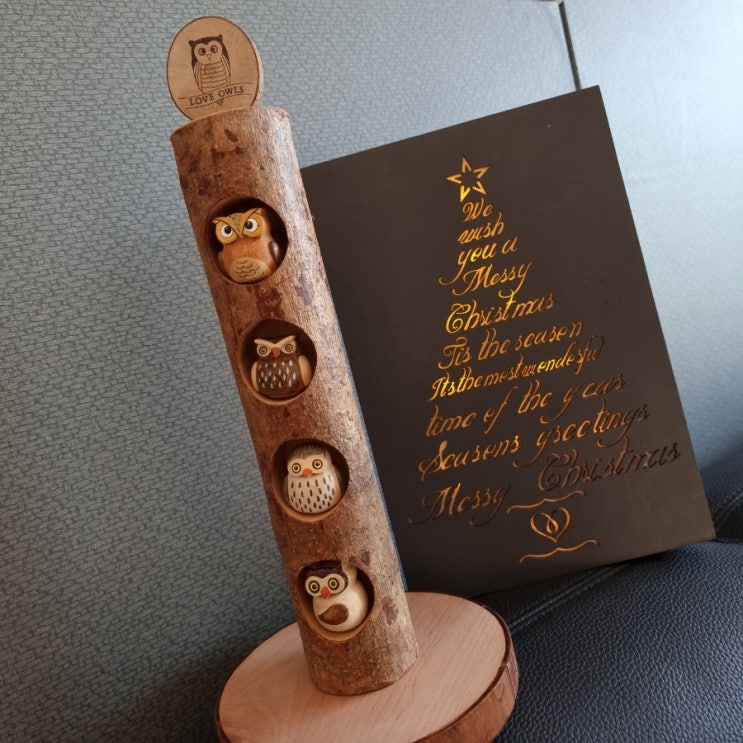  핸드메이드 파오디 부엉이 장식품 귀여운 인테리어 소품 추천:))