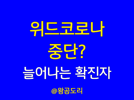  위드코로나 중단 기준 : 늘어나는 코로나19 확진자