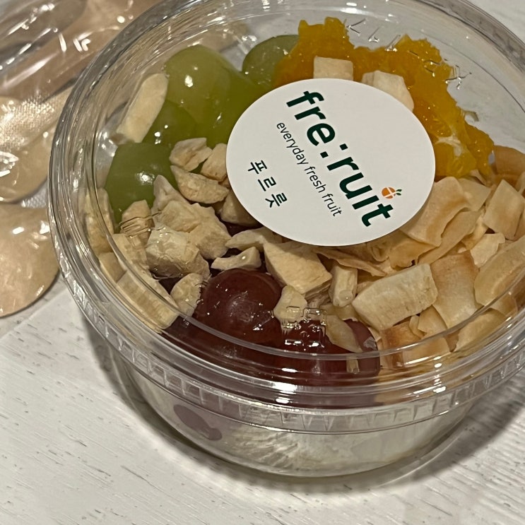 푸르릇 컷팅과일 화명점 그릭요거트 포장후기 푸르릇 컷팅과일 화명점 그릭요거트 포장후기