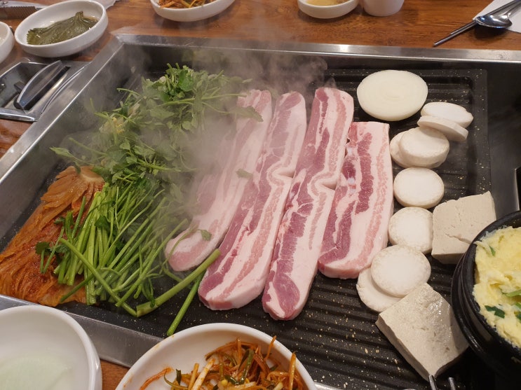  [춘천 미나리삼겹살/춘천고깃집추천] 춘천 삼겹살맛집 삼겹천하 애막골점
