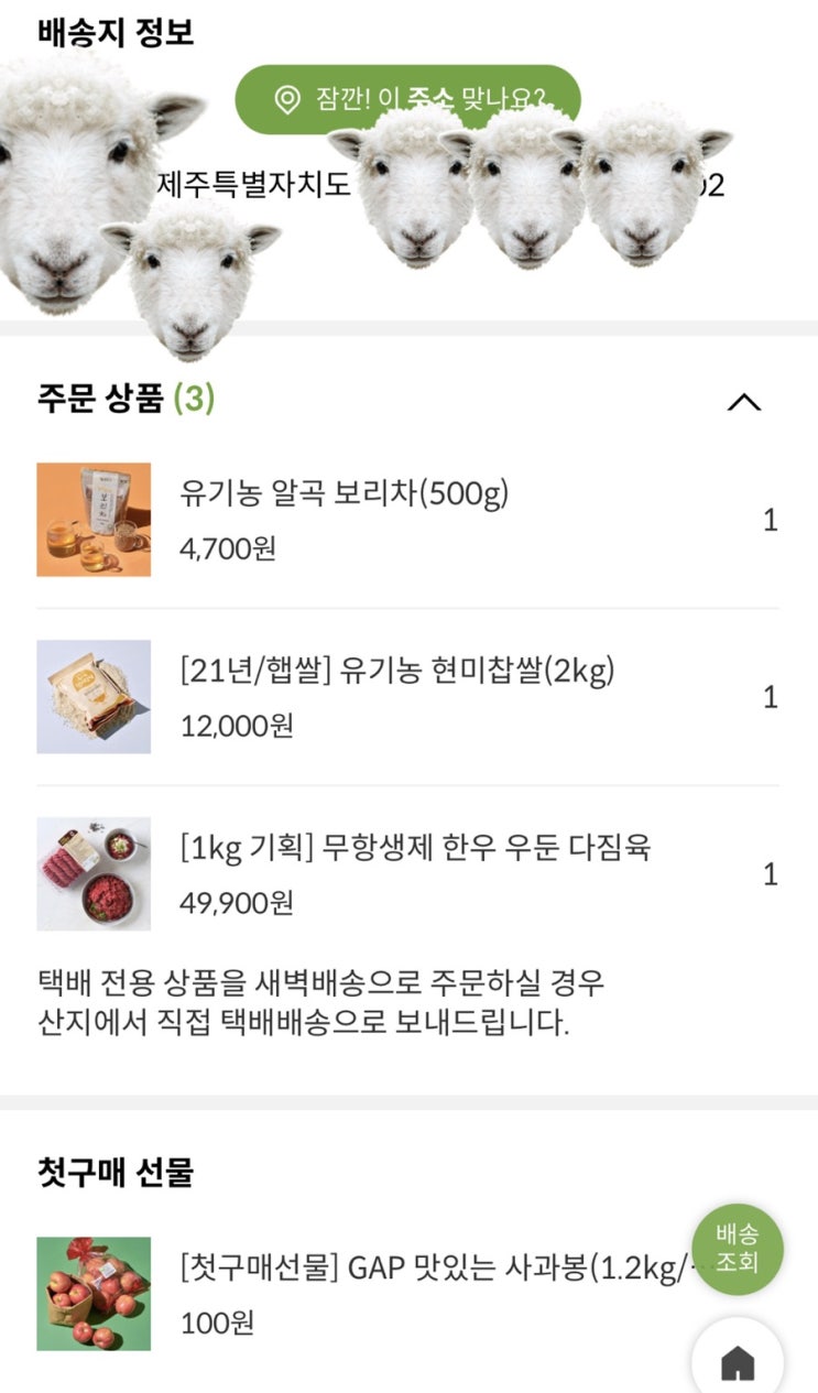  [내돈내산] 제주도에서 아기 유기농 이유식 재료 구하기(feat. 오아시스)