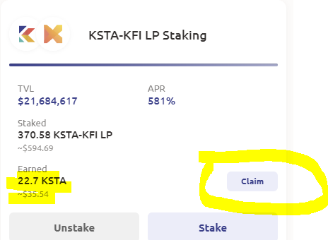 위믹스코인 언스테이킹! 그리고 Klaystarter 최고 예치이자 KSTA-KFI LP 스테이킹(Staking), KSTA코인 Lock!  (We #17)