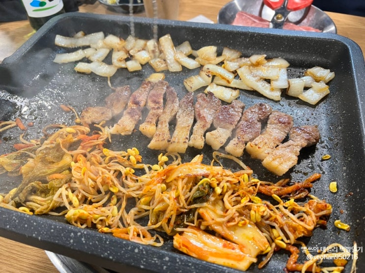 대구 상인동고깃집 손이삼겹 ; 삼겹살과 돼지껍데기가 맛있었던 월촌역맛집