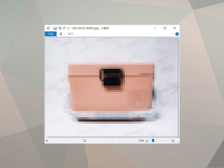  사진 모자이크 그림판, 포토스케이프로 쉽고 빠르게!