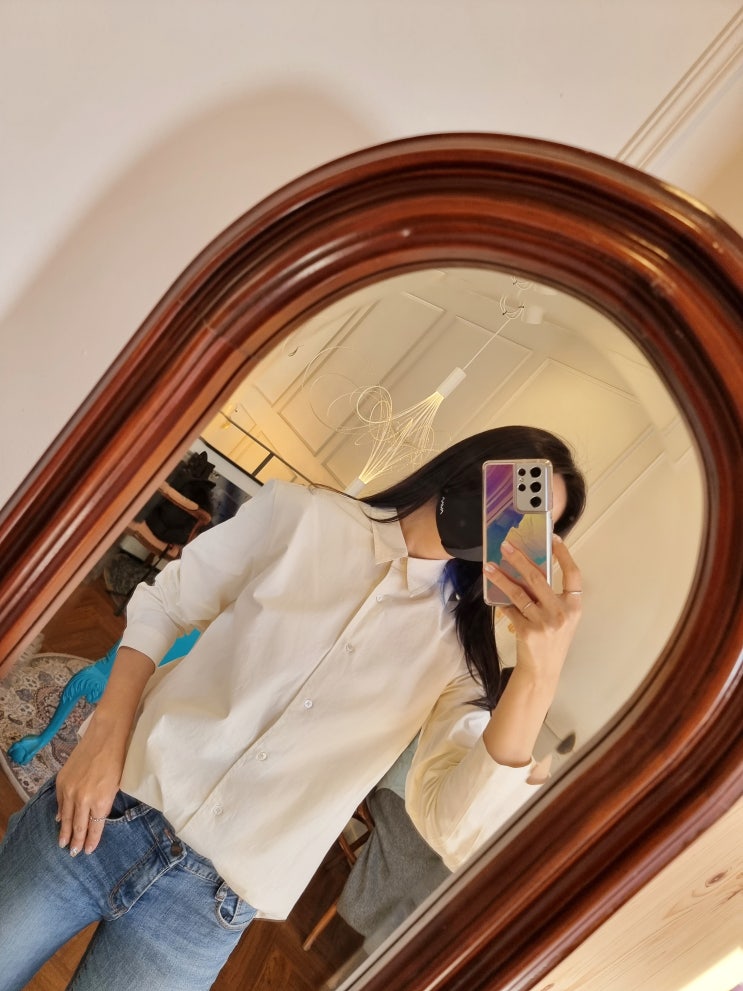 레먼트웍스 바스락 크림 셔츠 깔끔한 핏이 예쁘네 레먼트웍스 바스락 크림 셔츠 깔끔한 핏이 예쁘네