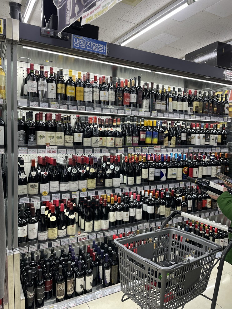  뒤늦게 다녀온 건대입구 조양마트 저렴하게 와인파는 곳! (와인, 샴페인, 사케, 양주 등등)