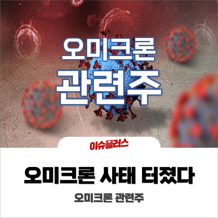 오미크론 "백신 돌파 여부 불확실", 오미크론 시장 대응, 오미크론 관련주