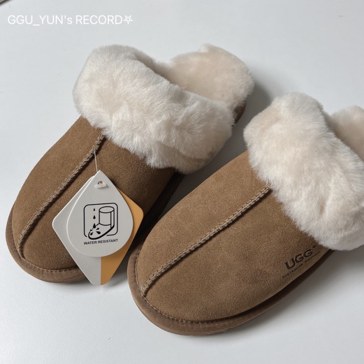 월동준비 UGG 어그슬리퍼로 폭신 따땃하게:)