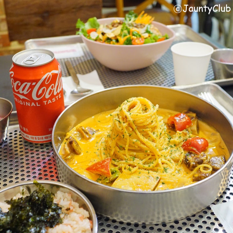  바비레드 송도현대아울렛 맛집, 송현아 파스타&샐러드