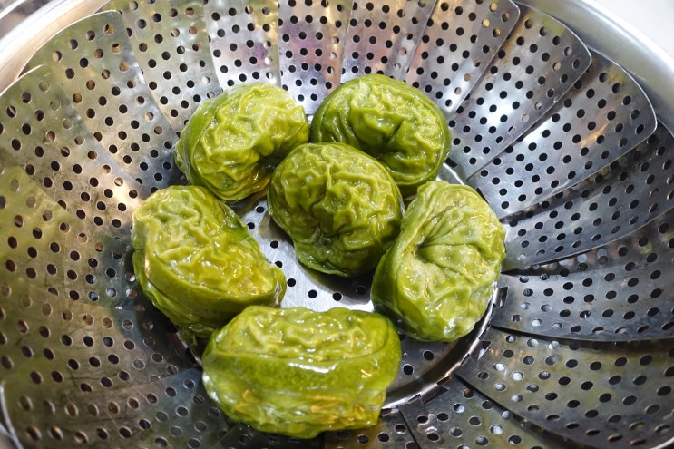  수원만두맛집 백청우 만두 김치+고기