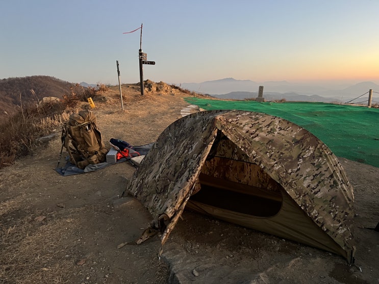  동계 백패킹 가성비 조합 후기 (프리솔져 텐트, 네이처하이크 Arctic-17침낭)