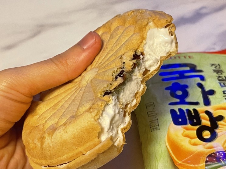 쑥떡이 들어간 정통 찰떡모나카 오리지널 국화빵아이스크림