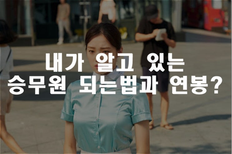  내가 알고 있는 승무원 되는법과 연봉은?