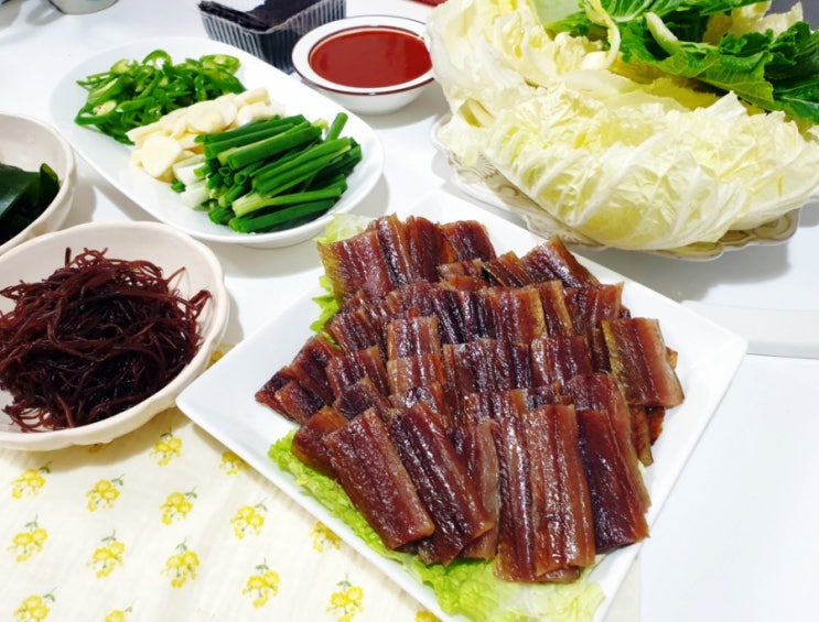  포항에서온 구룡포 과메기 야채세트 택배 더단지푸드