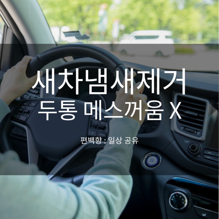  새차냄새제거 차량베이크아웃 두통 걱정 NO