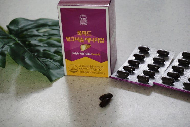  피곤할 땐 건강에 좋은 성분 록피드 밀크씨슬 에너지업
