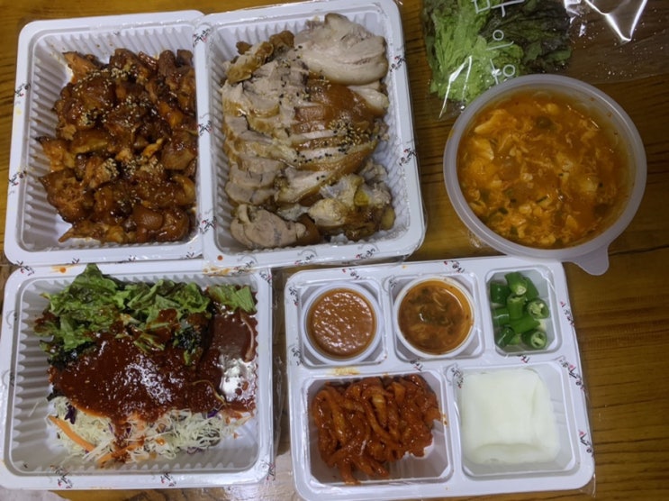  금정맛집 더맛있는족발보쌈 금정점 족발+불족 세트 포장후기