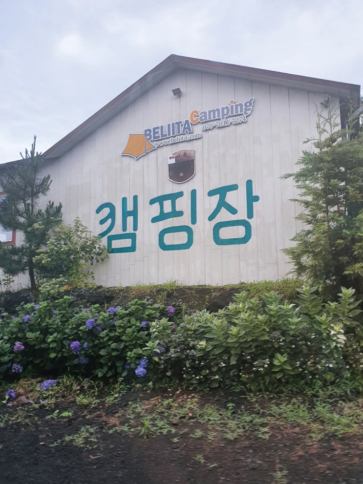  제주 벨리타 캠핑장 우중 캠핑에 빠지다