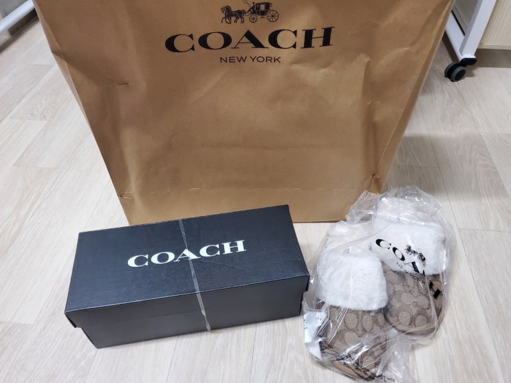  [COACH] 코치 실내화 구매 후기