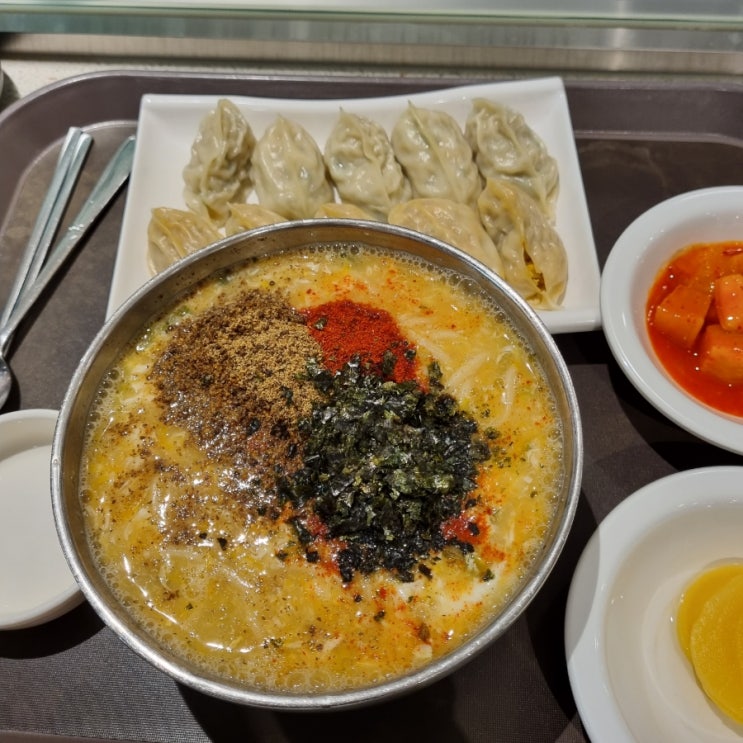 베테랑 칼국수 잠실점,마켓컬리에 만족하지못하고 뛰쳐가서 먹음