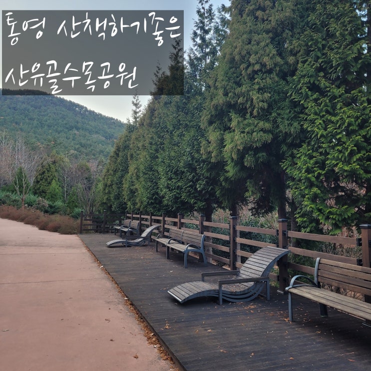  통영가볼만한곳 박경리기념관 맞은편에 위치한 산유골수목공원
