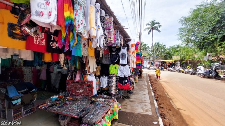 인도 여행, 고아(Goa)에서 길거리 쇼핑 즐기기~!