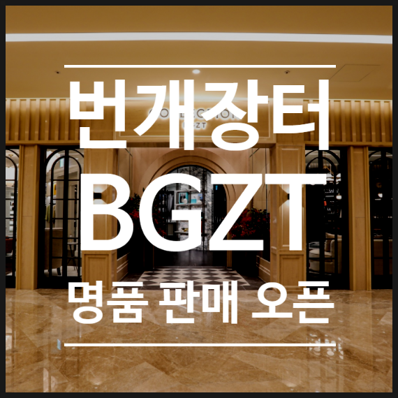 번개장터 BGZT 브그즈트 컬렉션: 샤넬 신상, 롤렉스 데이저스트 쉽게 구매하는 오프라인 매장