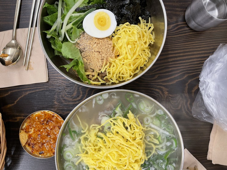 맛있는녀석들에 나온 망원 평이담백 뼈칼국수 비빔칼국수가 맛있는 곳