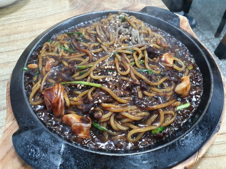  [ 여수 이순신광장 ] 순심원 - 해물철판짜장 탕수육