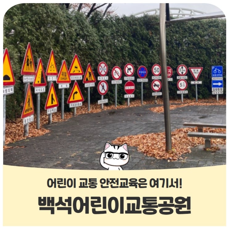 어린이 교통 안전교육은 여기서! 백석어린이교통공원 어린이 교통 안전교육은 여기서! 백석어린이교통공원
