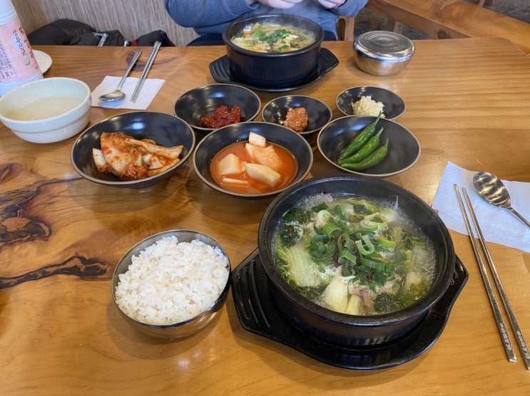  제주공항 해장국 맛집 우향해장국 후기