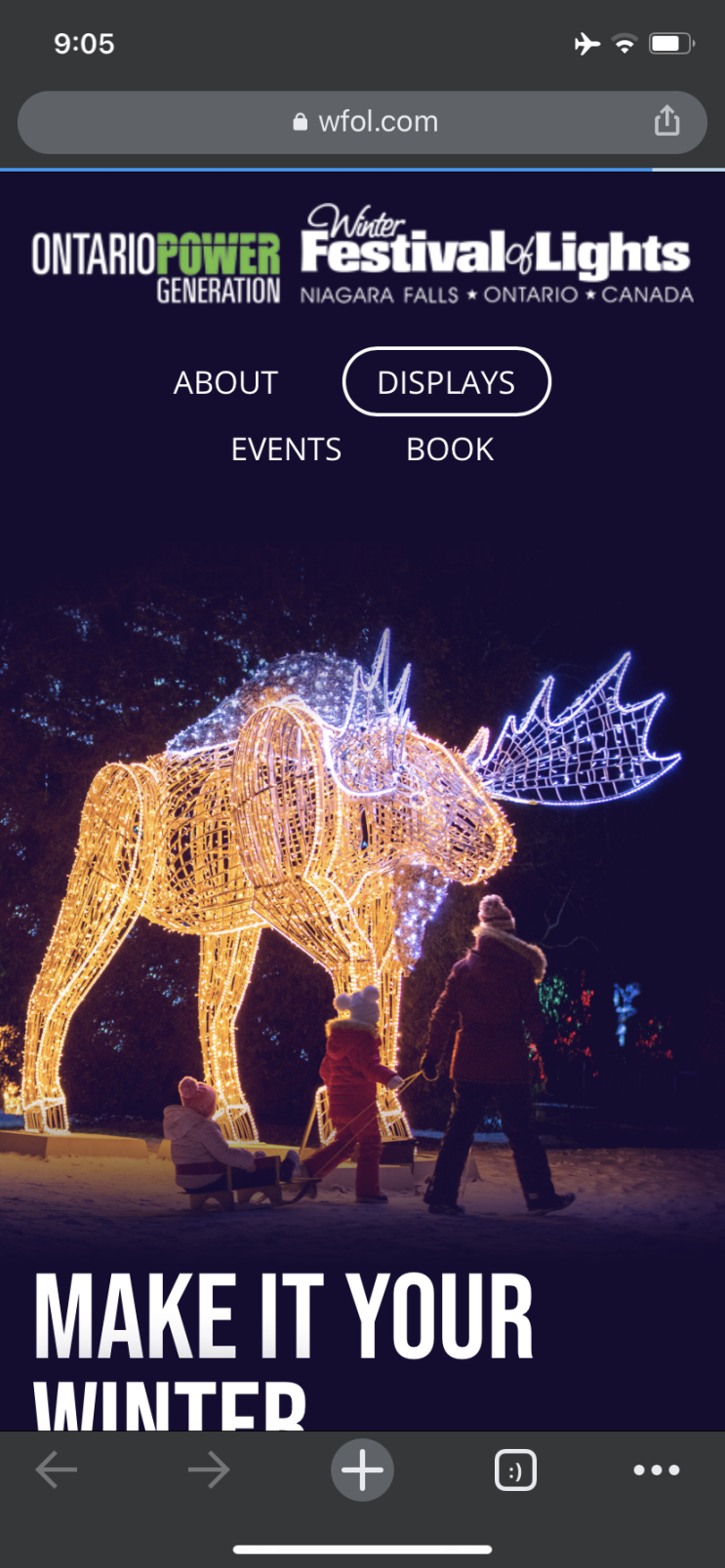 미국 유학생의 4박5일 캐나다 여행 (8) 나이아가라 폭포 야경 빛의 축제 - Winter Festival of Lights 미국 유학생의 4박5일 캐나다 여행 (8) 나이아가라 폭포 야경 빛의 축제 - Winter Festival of Lights