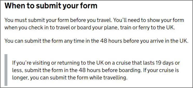코로나 시국 영국 입국을 위한 Passenger locator form 작성 방법