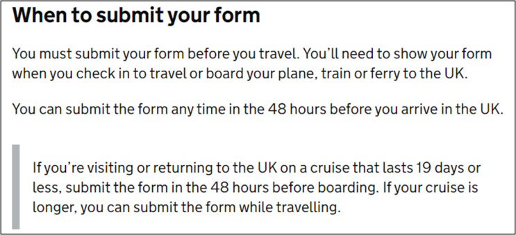  코로나 시국 영국 입국을 위한 Passenger locator form 작성 방법