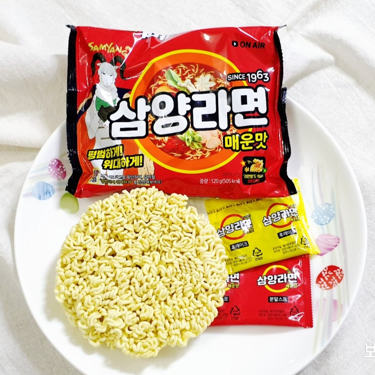  라면의원조 삼양라면 매운맛 진한국물로 든든한한끼 해결