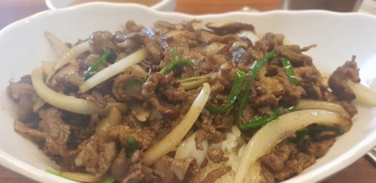 정타이포 돼지고기덮밥 안양평촌 점심식사 맛집 식사후기