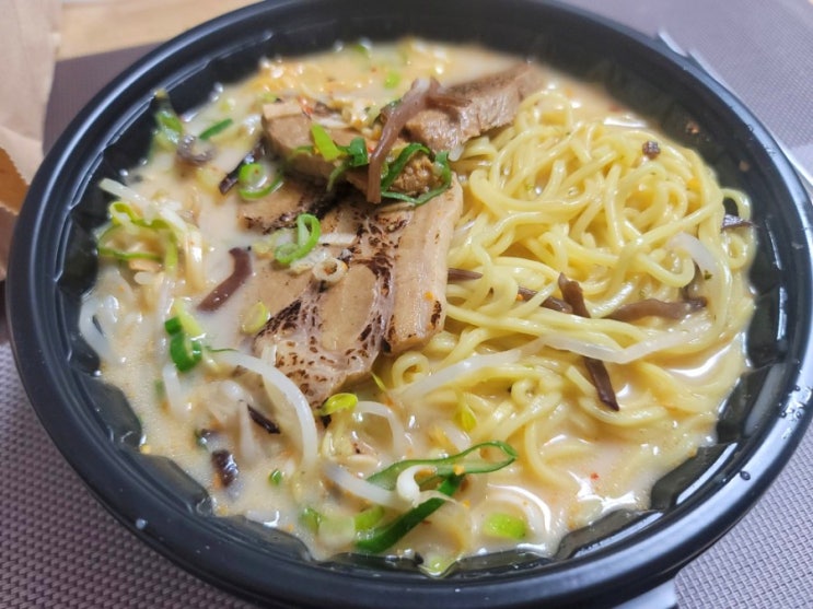  부산 온천동 식당 와따아세안 라멘 배달 후기
