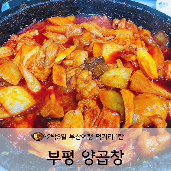 [부산/남포동] 부산 깡통시장 부평양곱창 (양념곱창 최고)