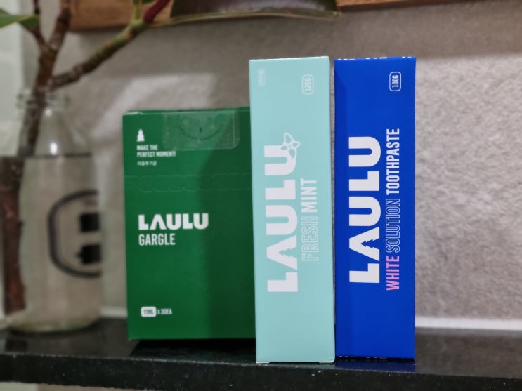  구취제거제 라울루 스틱가글 치약 한 번에 해결