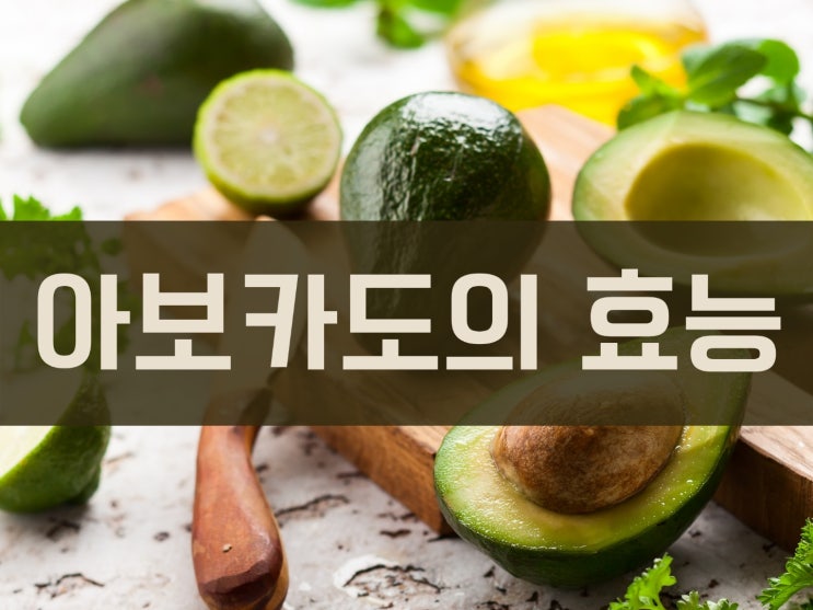  혈액순환과 동맥경화 개선에 좋은 음식 아보카도의 효능