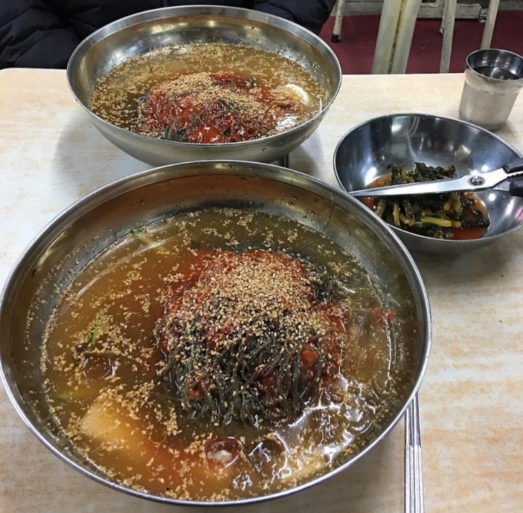  [인천 동구 가성비 좋은 집] 원조할머니냉면 / 화평동 냉면거리 세숫대야냉면