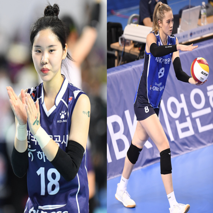 여자배구 도로공사 IBK기업은행 12월2일 경기예상(켈시 이윤정 전새얀 김종민악수 라셈고별전 김주향 김희진 김사니OUT)