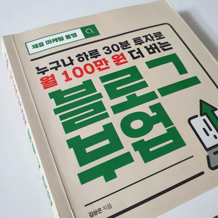  누구나 하루 30분 투자로 월 100만 원 더 버는 블로그 부업