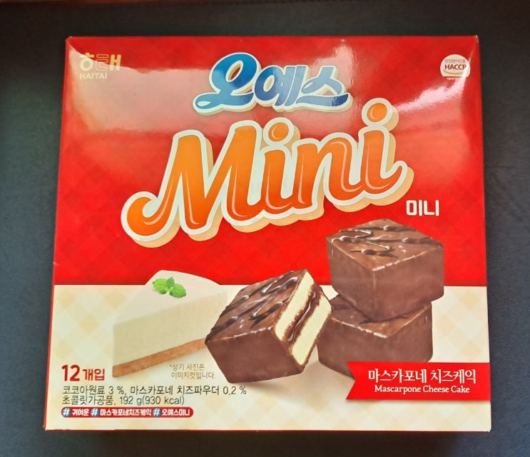 [리뷰] 오예스 Mini 마스카포네 치즈케익