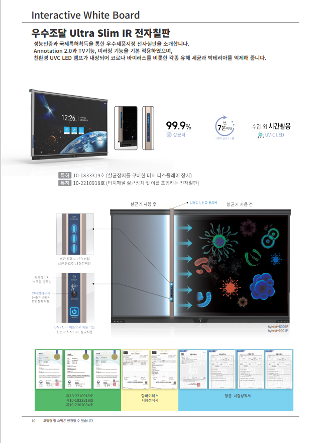  아하 전자칠판 판매 /AHA hybrid-7001F/ hybrid-7000F/ hybrid-8001F/ hybrid-8000F/ hybrid-9001F/ hybrid-9000F