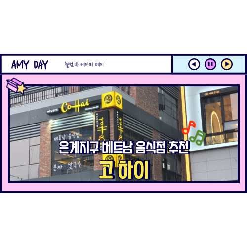  [시흥] 은계지구 베트남 음식점 추천 '고 하이'